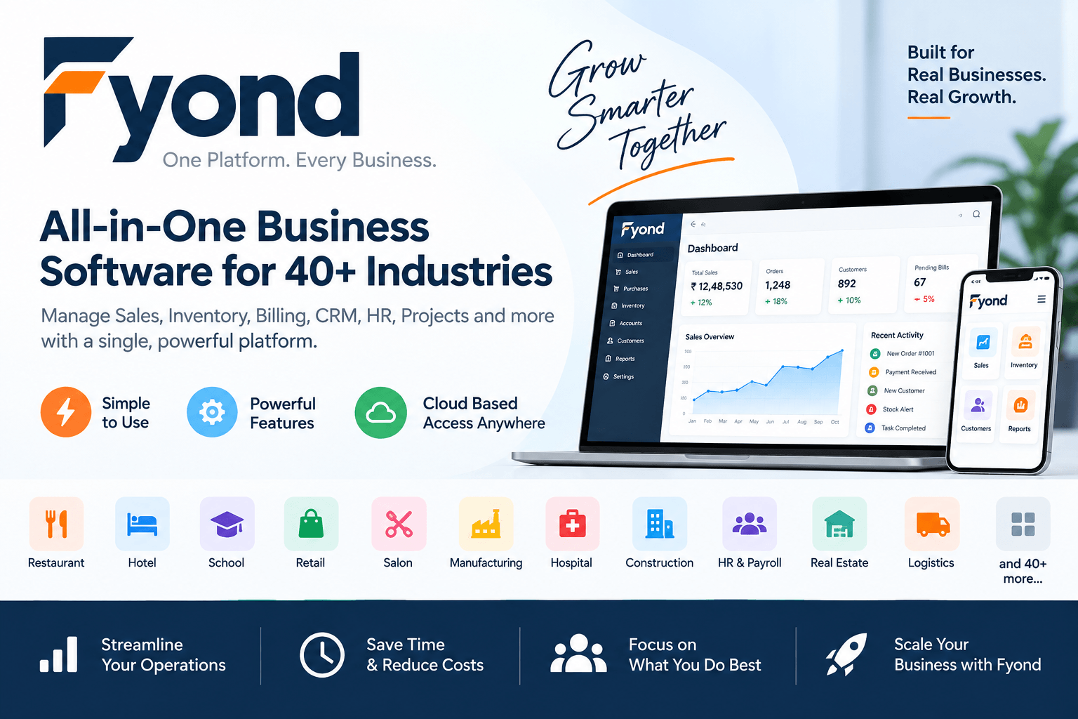 Fyond – All-in-One ERP & Business Management Software