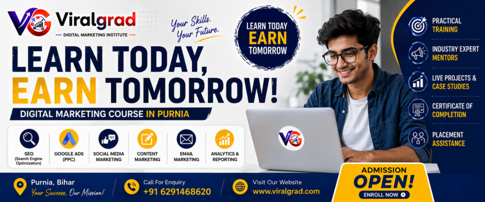 AI & Digital Marketing Course Purnia | ViralGrad