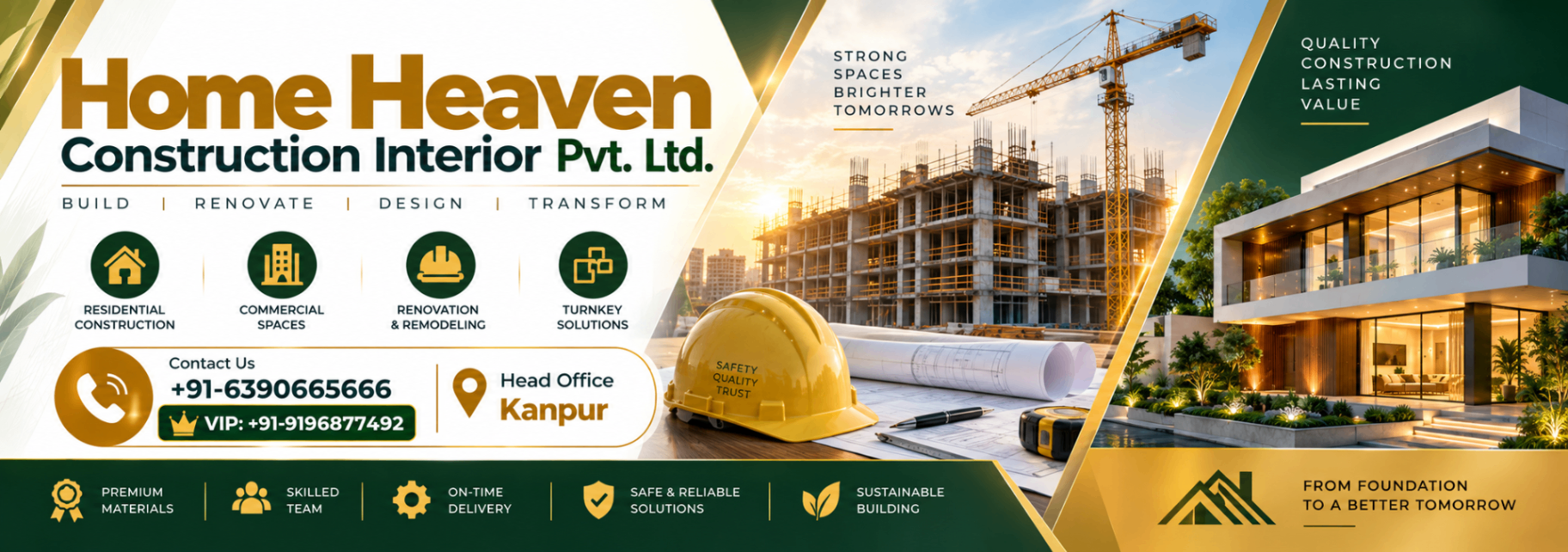 Top Interior Designer & Construction Company in Kanpur