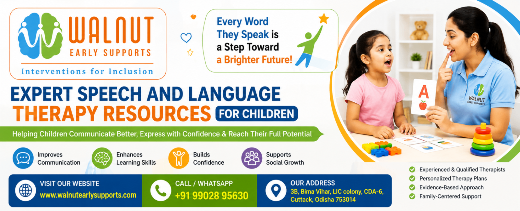 Walnut Early Supports - Speech and Language Therapy Resources