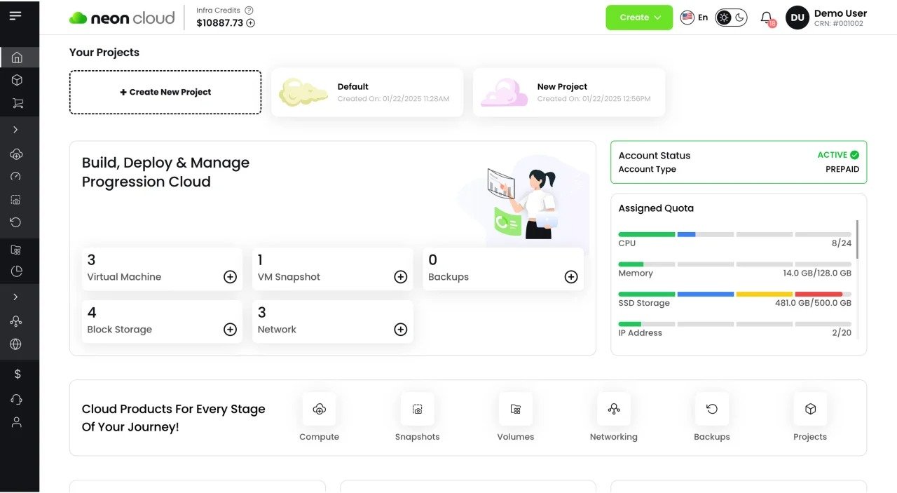 Neon Cloud – Best Cloud VPS Hosting in India